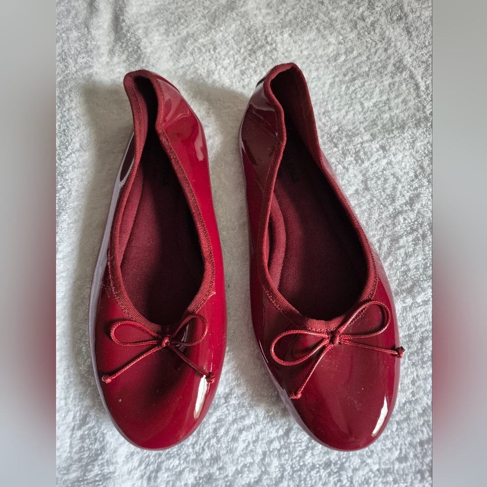 Feversole Patent Ballet Flats